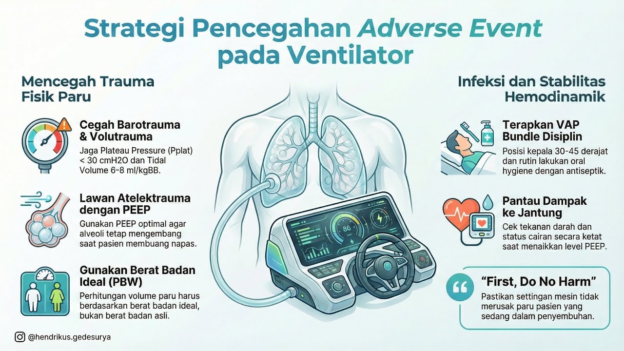 Topik Anestesiologi : Lung Protective Ventilation and Adverse Event Prevention