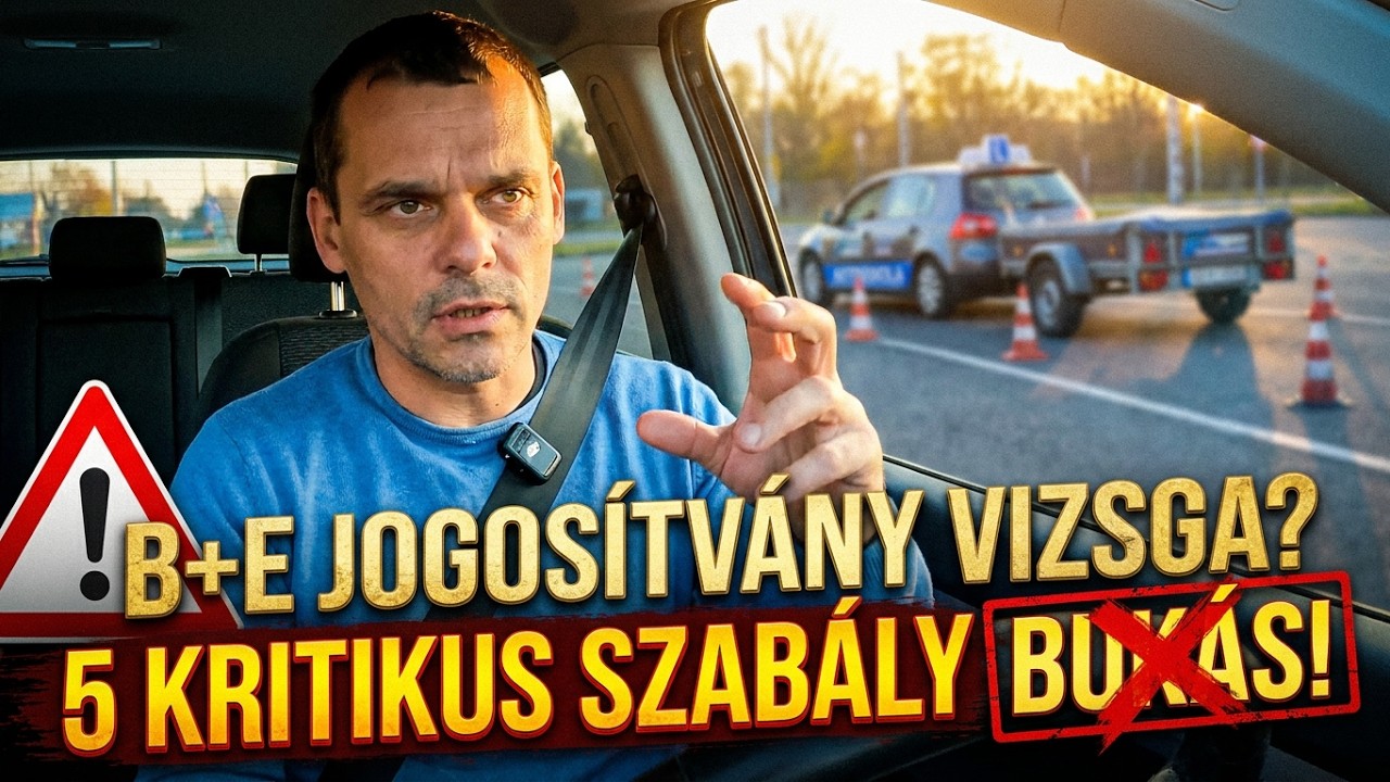 ☝️ Itt láthatod mik a legfőbb szabályok egy UTÁNFUTÓS oktatáson és a VIZSGÁN