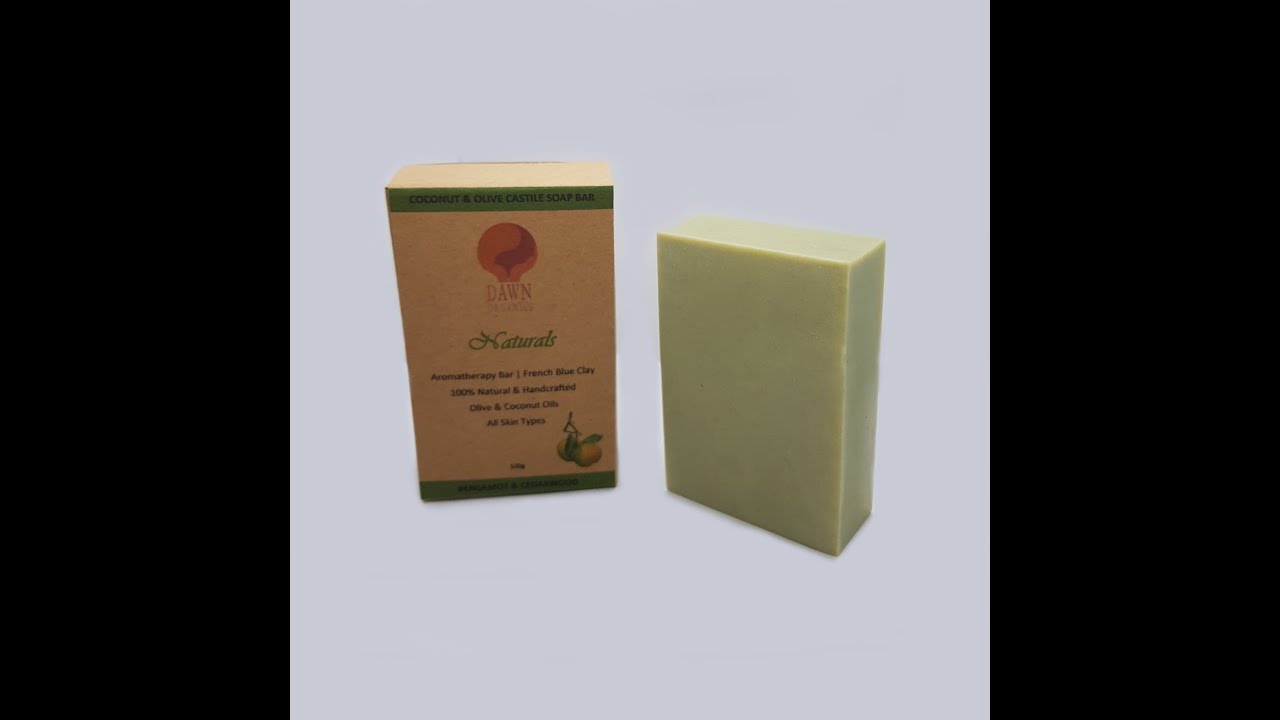 Natural Handmade Olive & Coconut Castile Bar Soap, 2 Batches - Includes Recipe. Dawn Organics