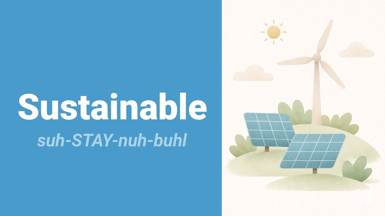 How to Pronounce Sustainable?