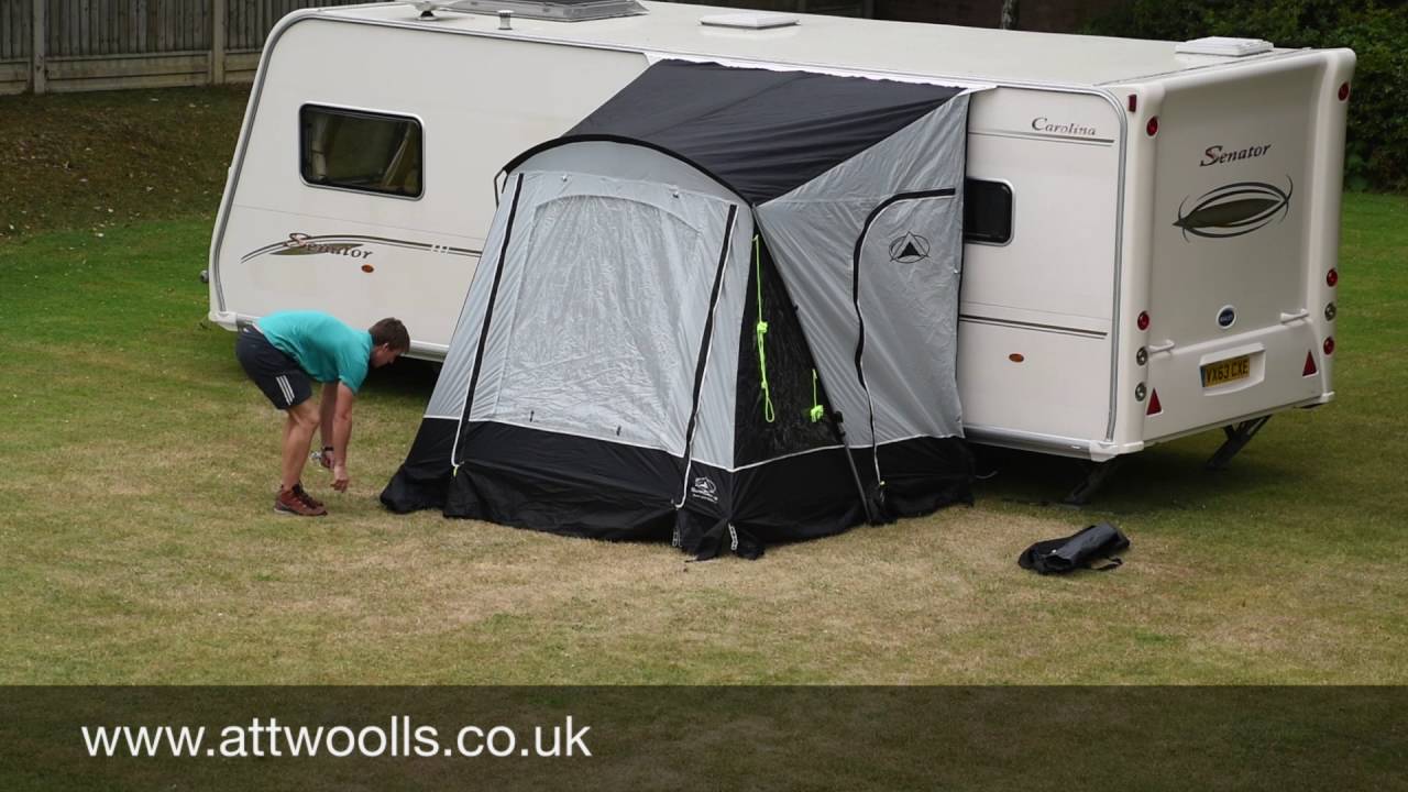 Sunncamp Swift Porch Awning Pitching & Packing Video (Real Time)