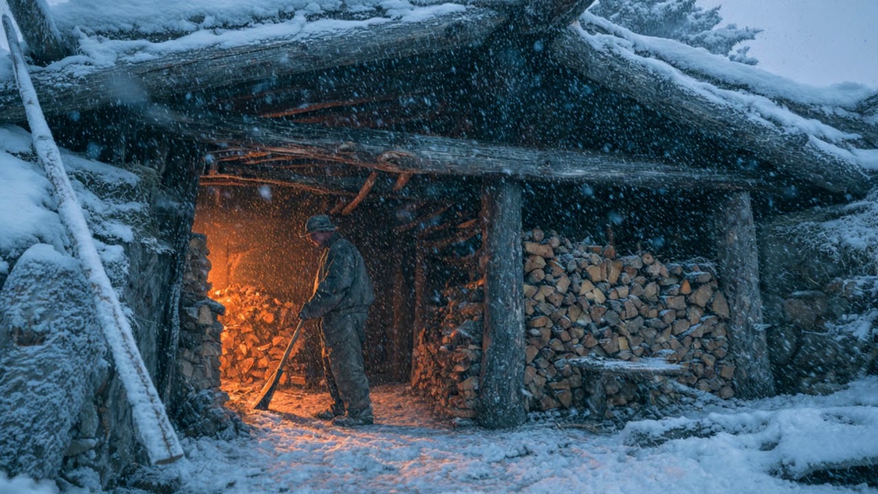 Ils se sont moqués de l’abri souterrain sous sa maison, puis son bois resta sec tout l’hiver entier