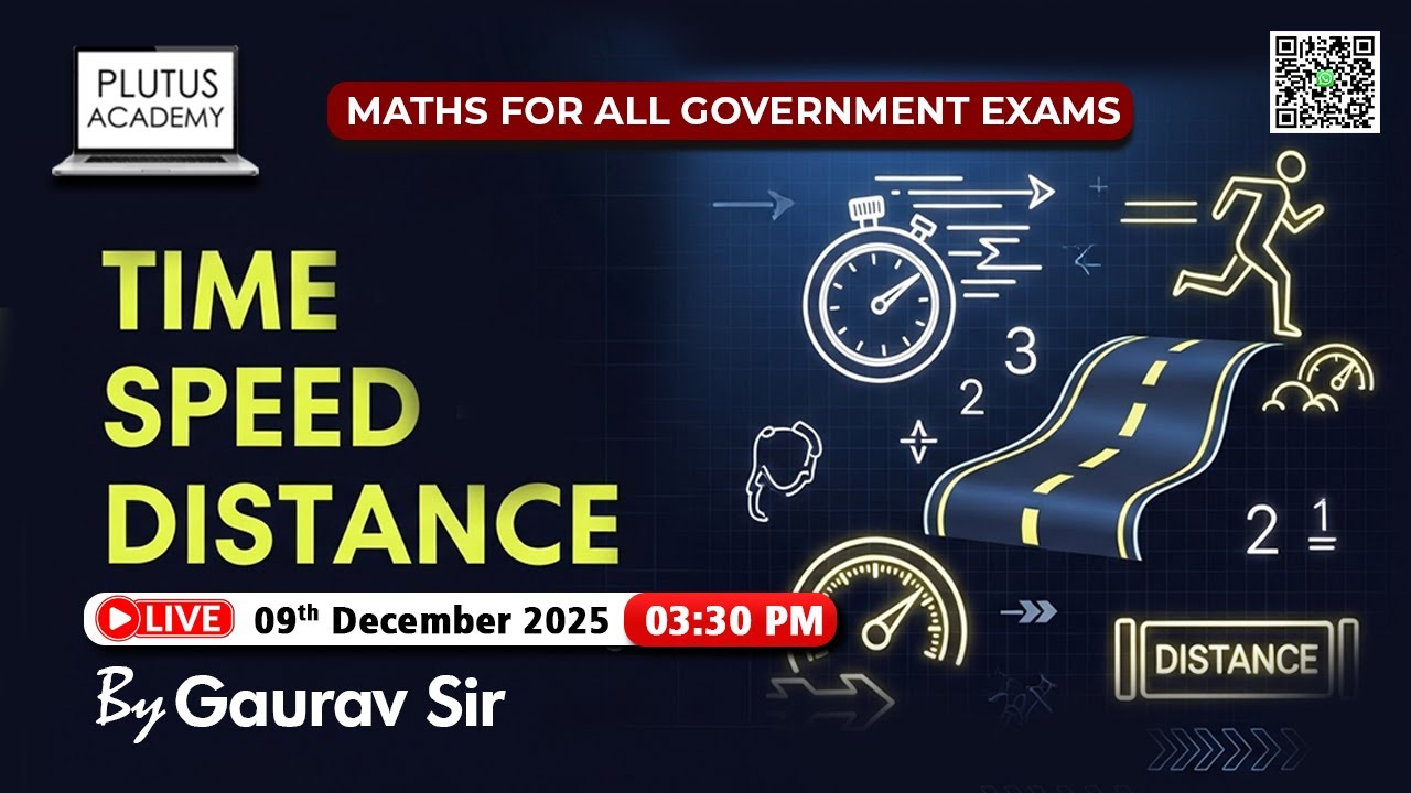 Time Speed And Distance | Mathematics | By Gaurav Sir | Plutus Academy | #SSC #Bank