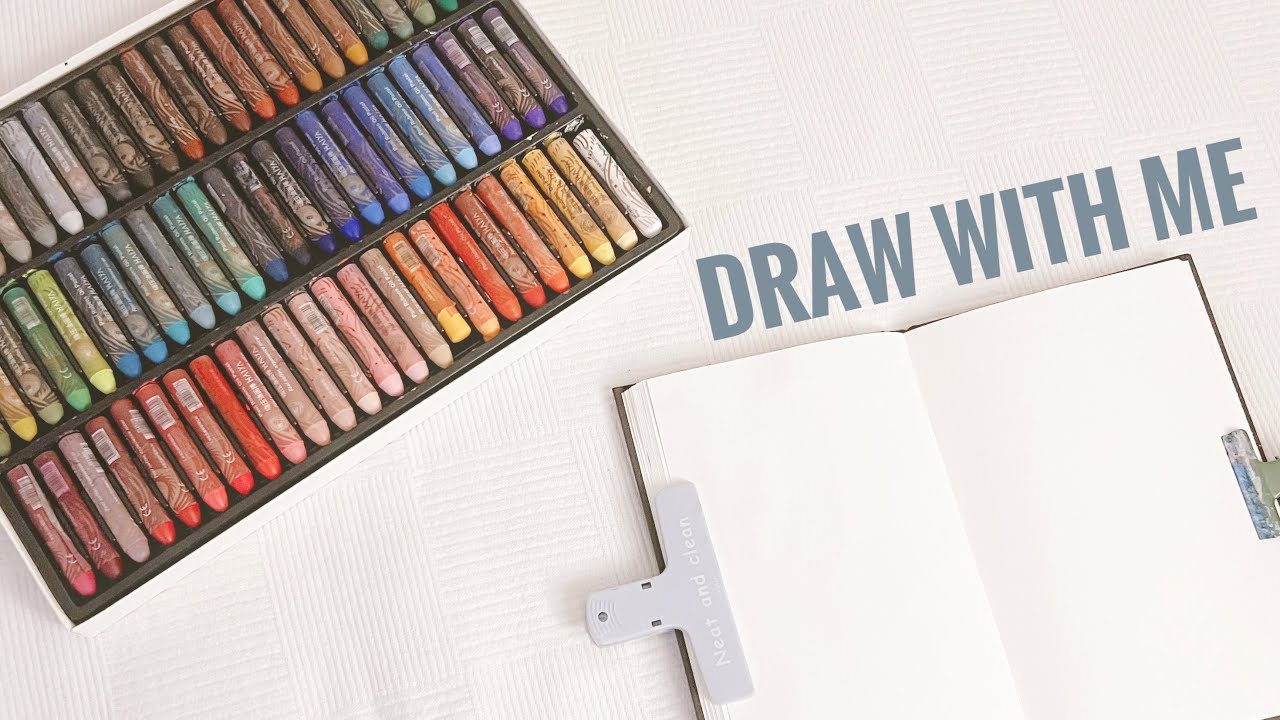 ☀️ sketchbook diaries: drawing Studio Ghibli scenes + trying out Paul Rubens haiYa oil pastels 🌿