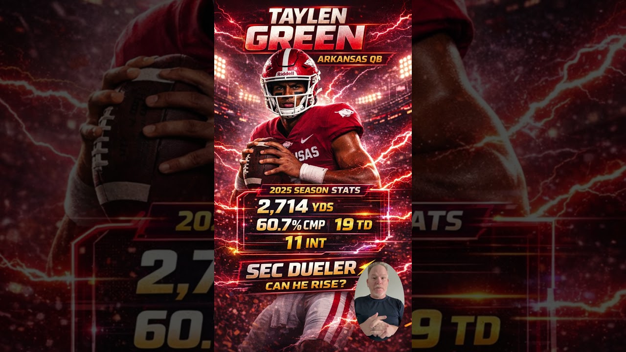 6’6 QB WITH WHEELS?! TAYLEN GREEN STOCK UP 