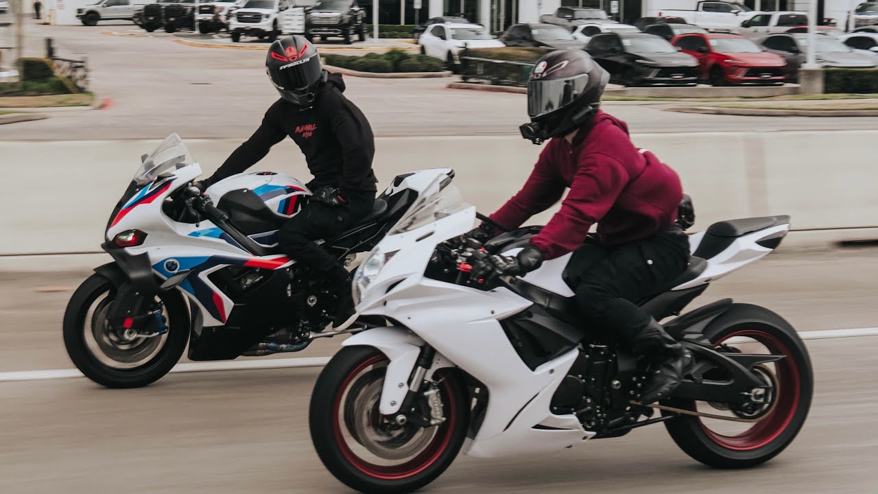 SUPERBIKES TAKEOVER HIGHWAY ON VALENTINES DAY | GSXR, M1000RR, R1, DUCATI V4
