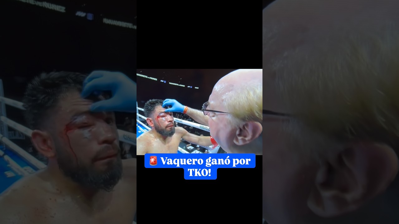 Se tardaron mucho para parar esta pelea la verdad #vaqueronavarrete #sugarnu&ntilde;ez #boxeo #BMERingside