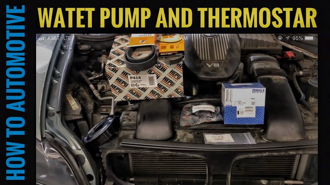 How to Replace the Water Pump and Thermostat on a 2006-2013 BMW X5 E70 with 4.8L Engine