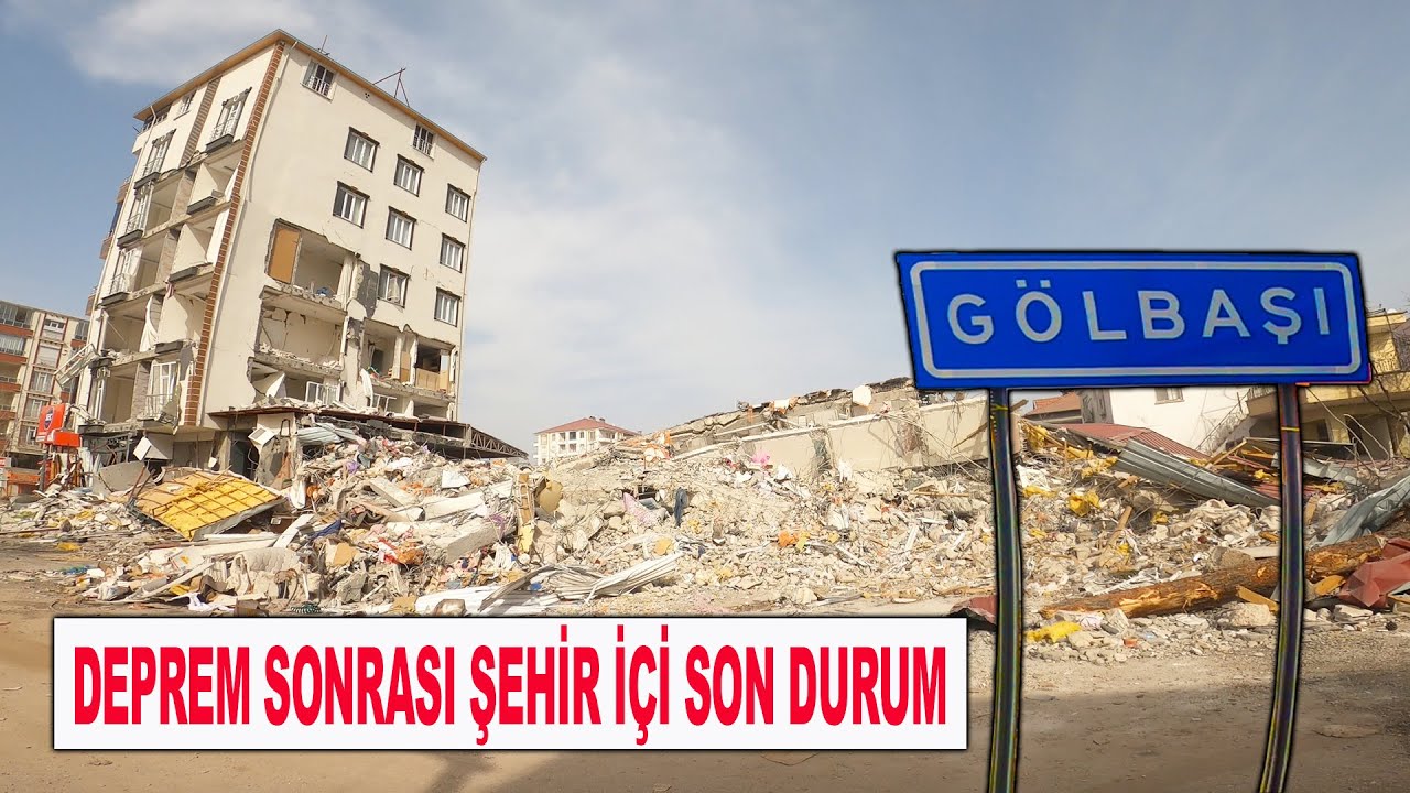Adıyaman Gölbaşı Depremi – Motosikletle Gölbaşı Şehir İçi Son Durumlar #gölbaşı #adıyaman #deprem