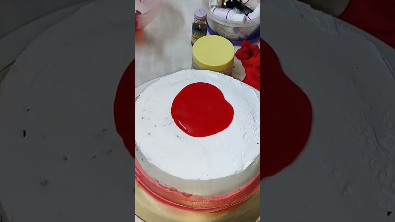 glaze gel cake recipe by humna kitchen 