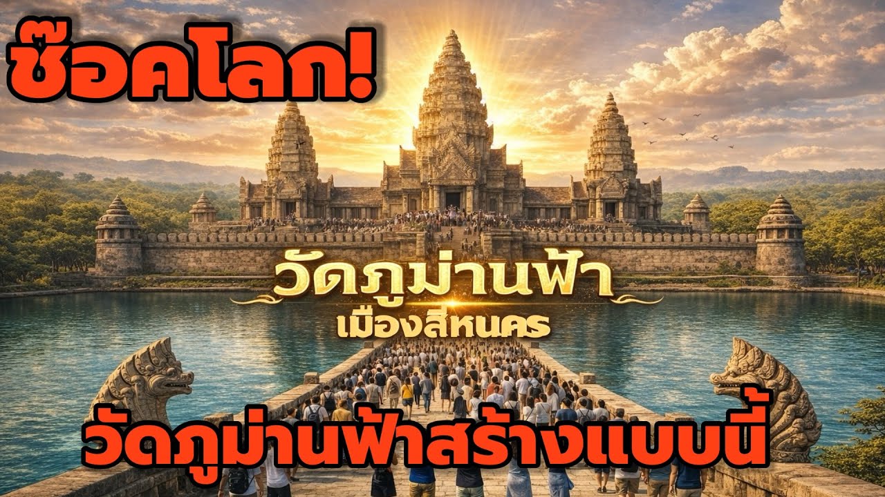 ช๊อคคนทั้งโลกแน่นอน!! วัดภูม่านฟ้าสร้างปราสาทหินได้อลังกาลขนาดนี้ #วัดภูม่านฟ้าบุรีรัมย์
