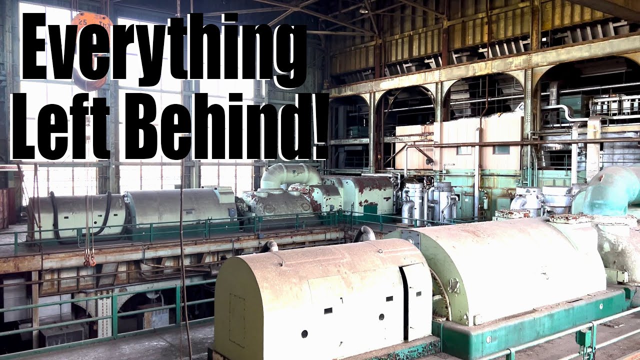 Exploring Time Capsule Power Plant W/ Power Still on!!