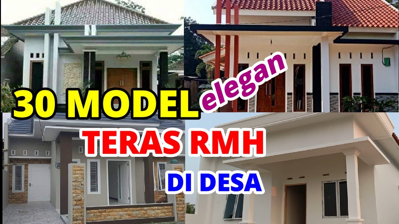 30 Model Teras Rumah Minimalis Cantik di Desa