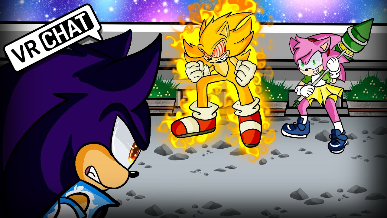 The Search for Answers! Chris Confronts Fleetway Super Sonic About Neo's Past (ft Rosy) - VRChat