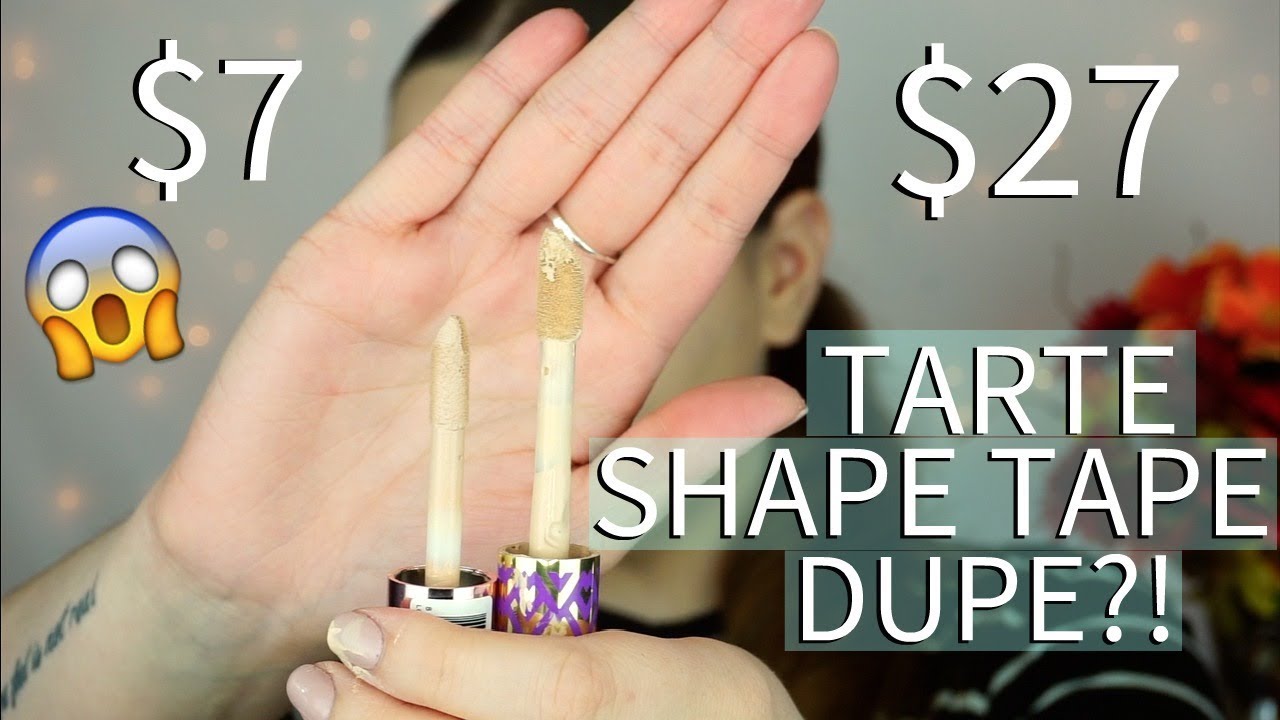 $7 TARTE SHAPE TAPE DUPE?! | Melissa Benevento
