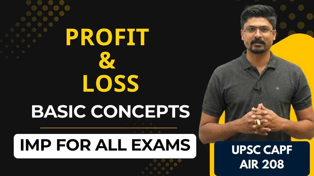 Bharat Sir's Top Profit and Loss Strategies for UPSC KPSC SSC KEA