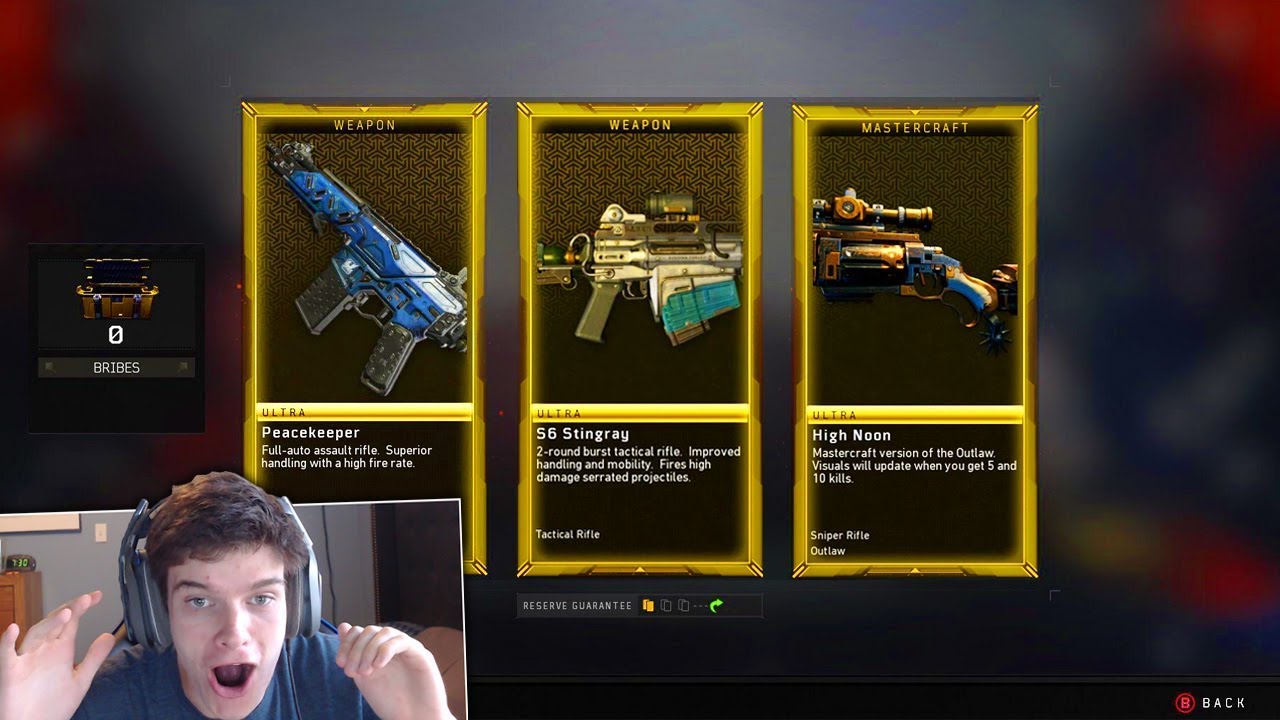 I opened 2 Ultra Weapon Bribes and this happened...