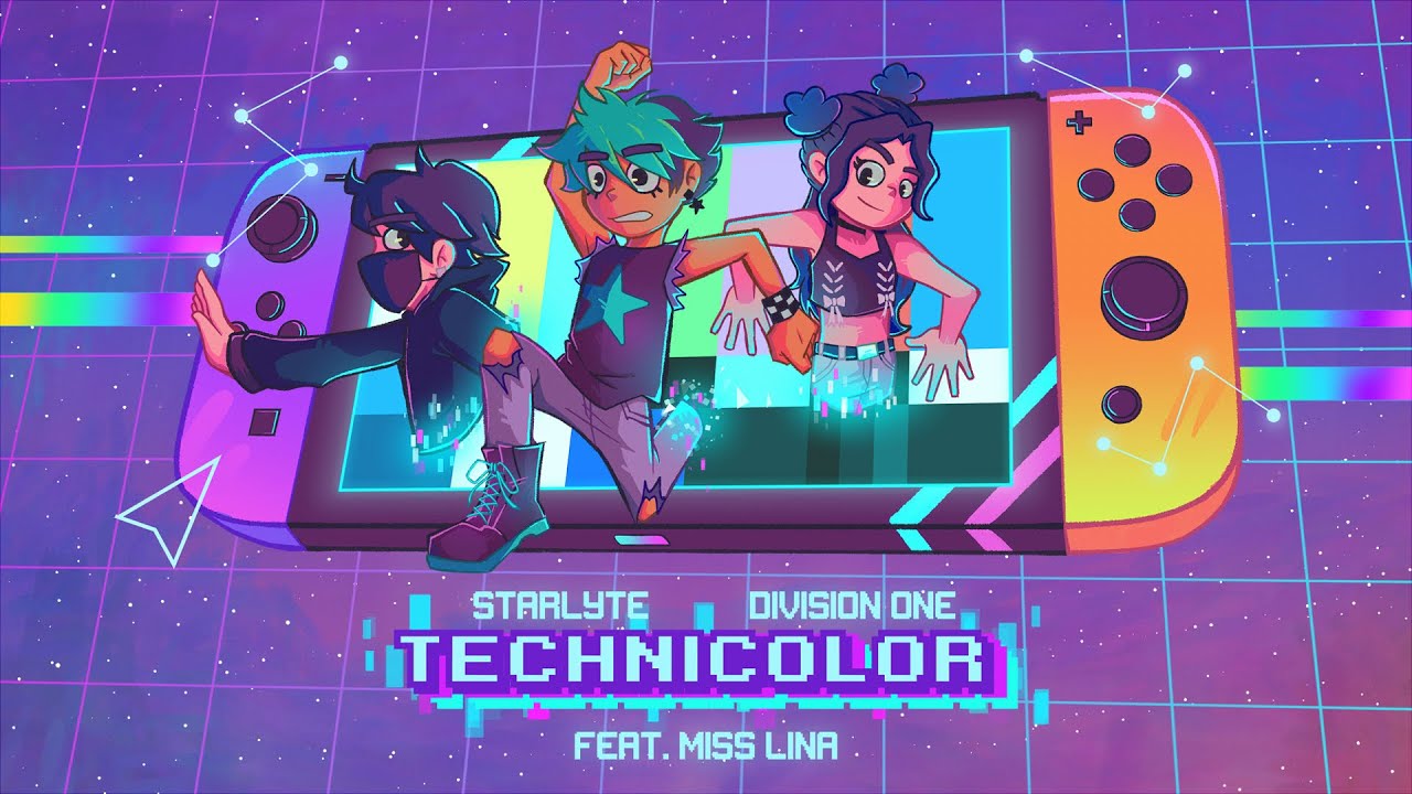 STARLYTE & Division One - Technicolor (feat. Miss Lina) [Official Lyric Video]