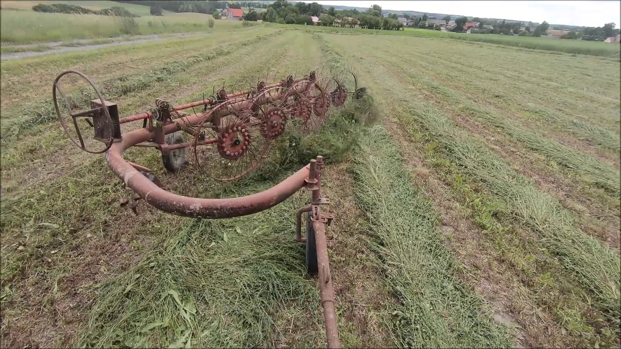 Zgrabianie Lucerny pod Samozbierającą 🚜