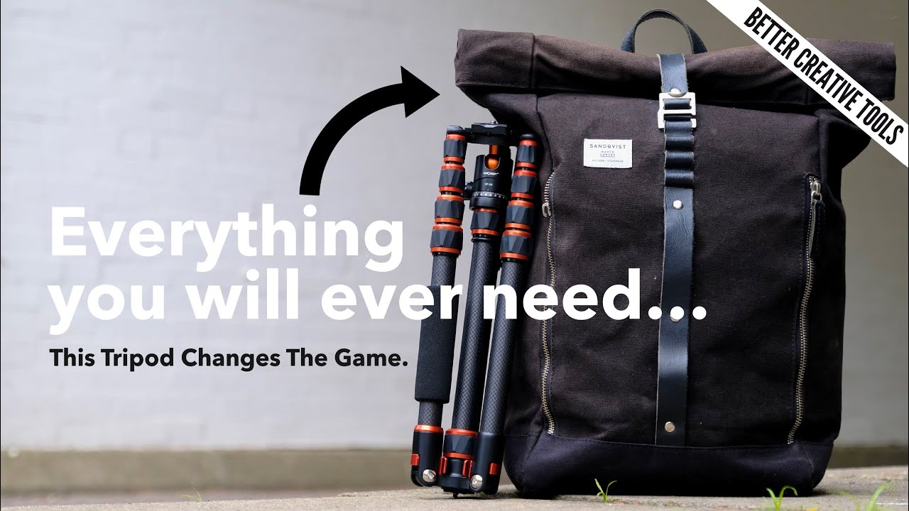 My Productive YouTube Studio... Backpack! | + K&F Concept BA225 Tripod Review
