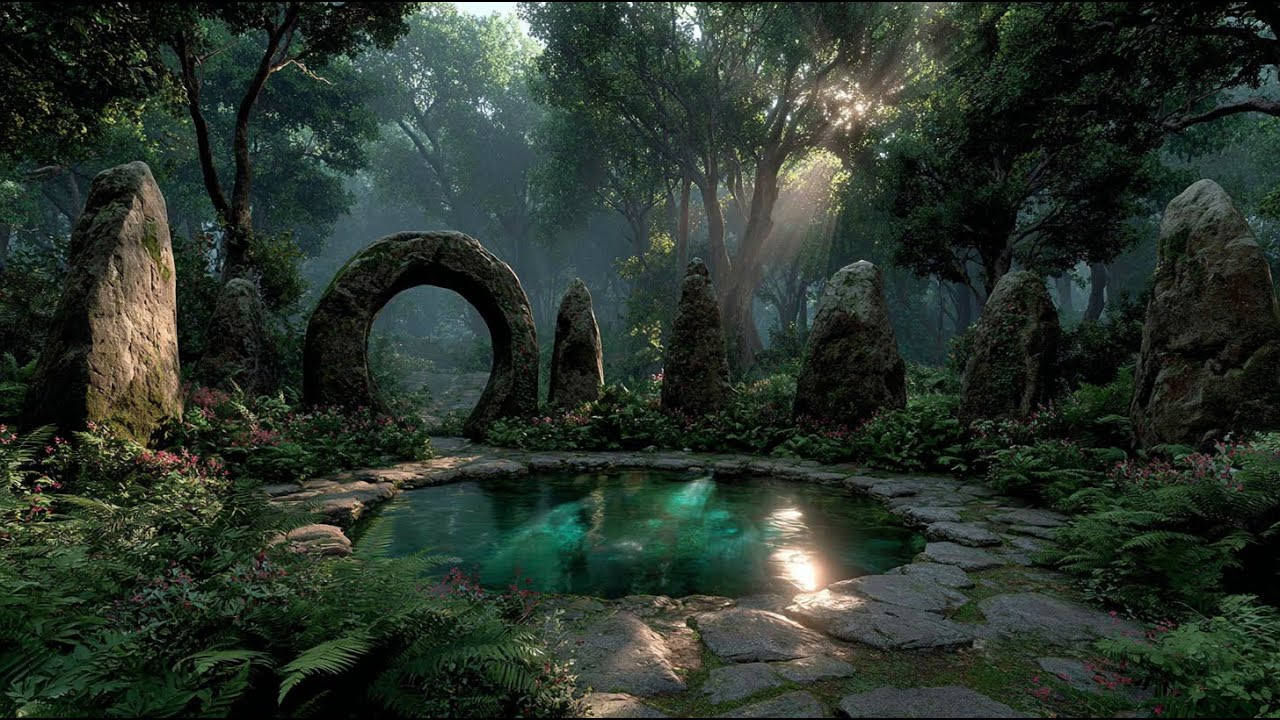 Enchanted Circle of the Forest Spring | Medieval Fantasy Music & Animated Ambience
