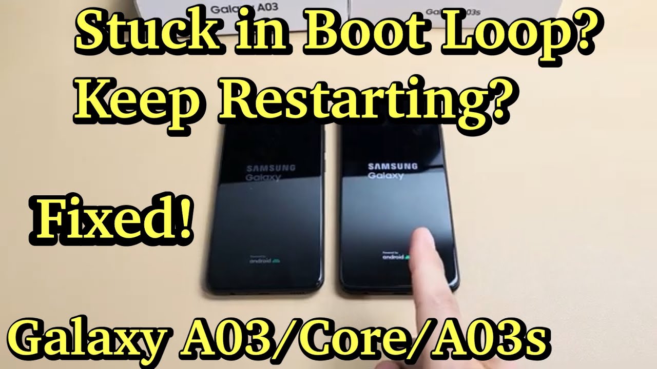 Galaxy A03/Core/A03s: зависает в цикле загрузки? Постоянно перезагружается? ИСПРАВЛЕНО!