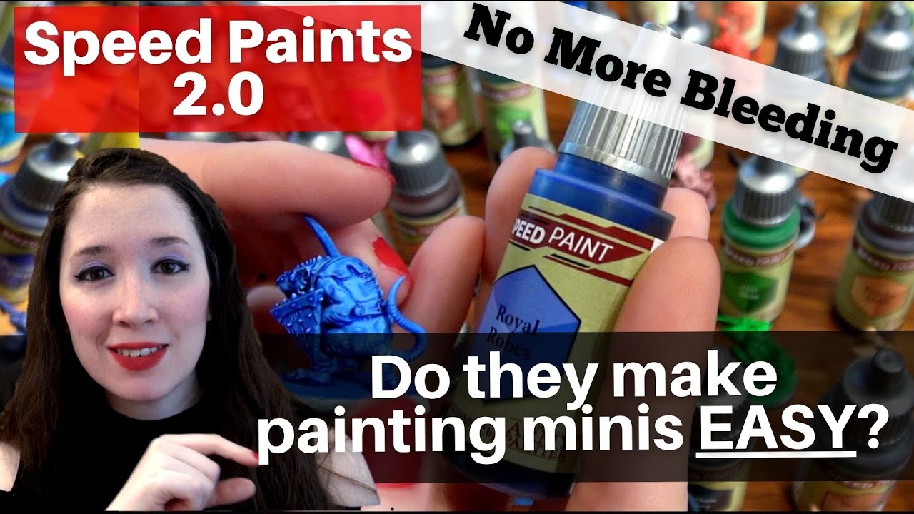 FIFTY Paints 1st Impressions - 2.0 Speed Paints of the Mega Paint Set by The Army Painter