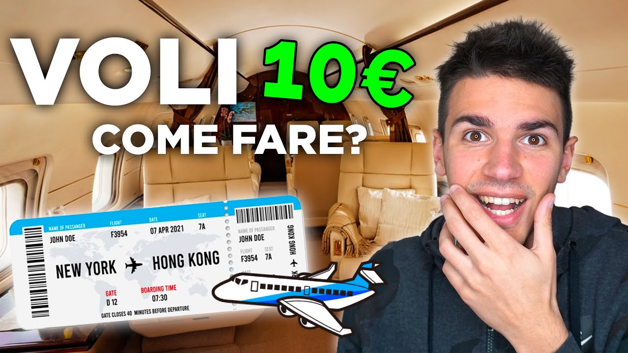 Volo con 10€ ✈️ Come faccio? Voli Low Cost