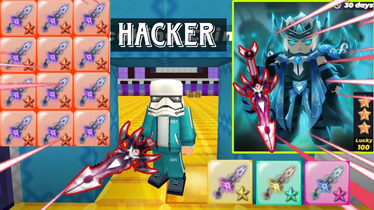 When Hacker Got Hades Sword Rare😱 HACKING_COINS Prime No to Dup series in Skyblock BlockmanGo