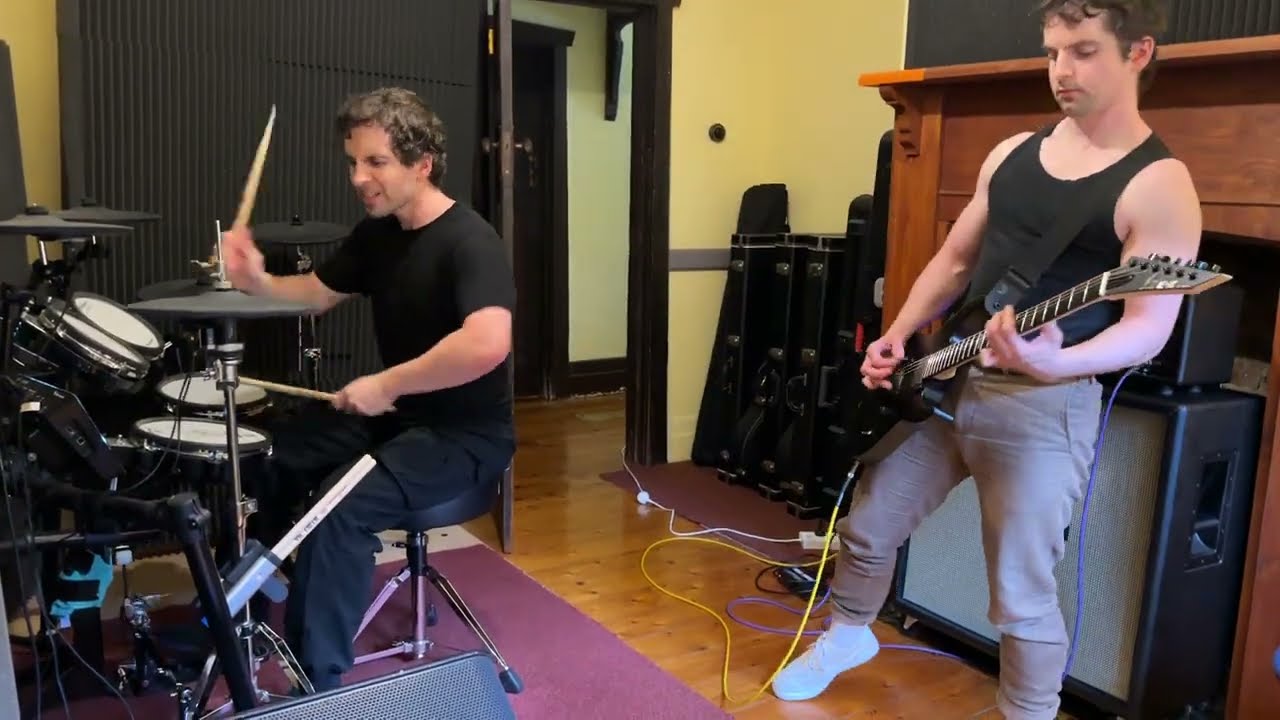 Metallica - Blackened (Live room audio guitar and drums)