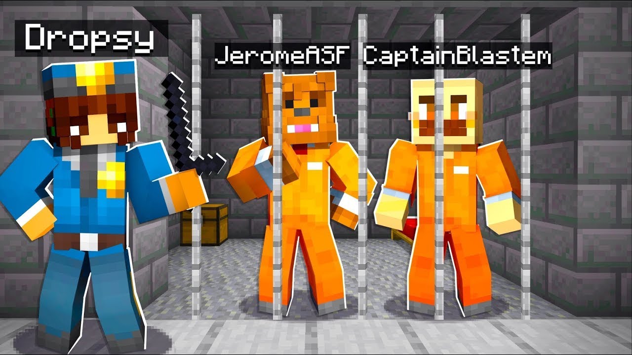 Escaping The Insane Warden In Minecraft Cops And Robbers