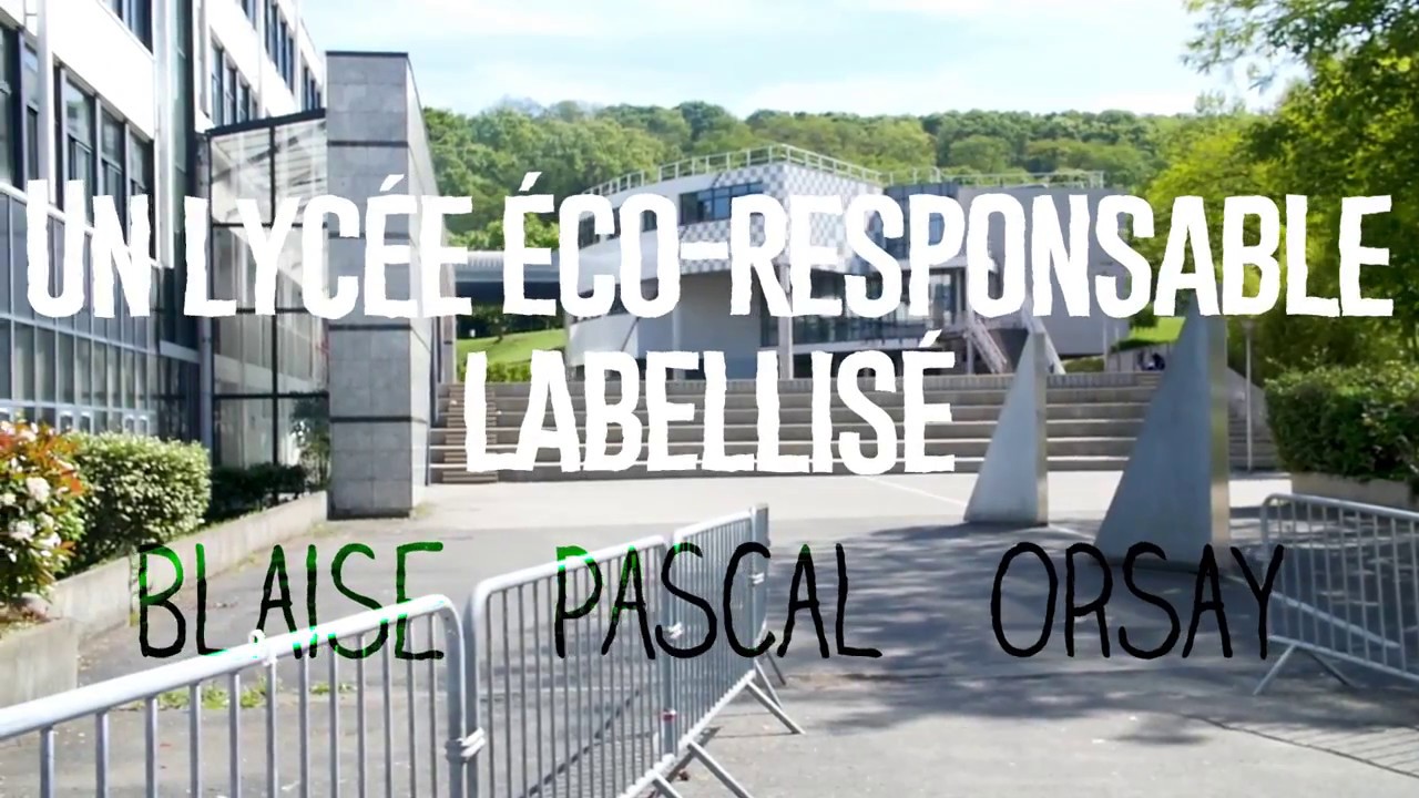 Le lycée Blaise Pascal, lycée éco-responsable labellisé