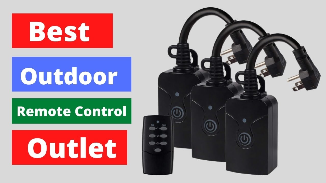 Outdoor Wireless Remote Control Outlet | Outdoor Remote Control Switch