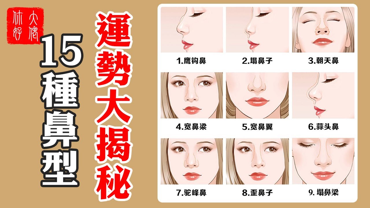 【面相】15種鼻型運勢大揭秘，這種鼻子的人很會投資，看看你是哪一種？
