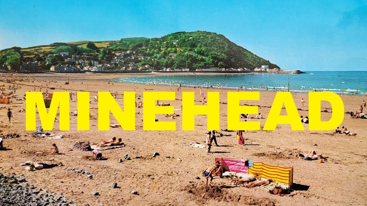 Vintage postcard views of Minehead Somerset England.