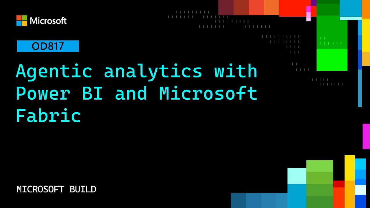 Агентная аналитика с Power BI и Microsoft Fabric | OD817