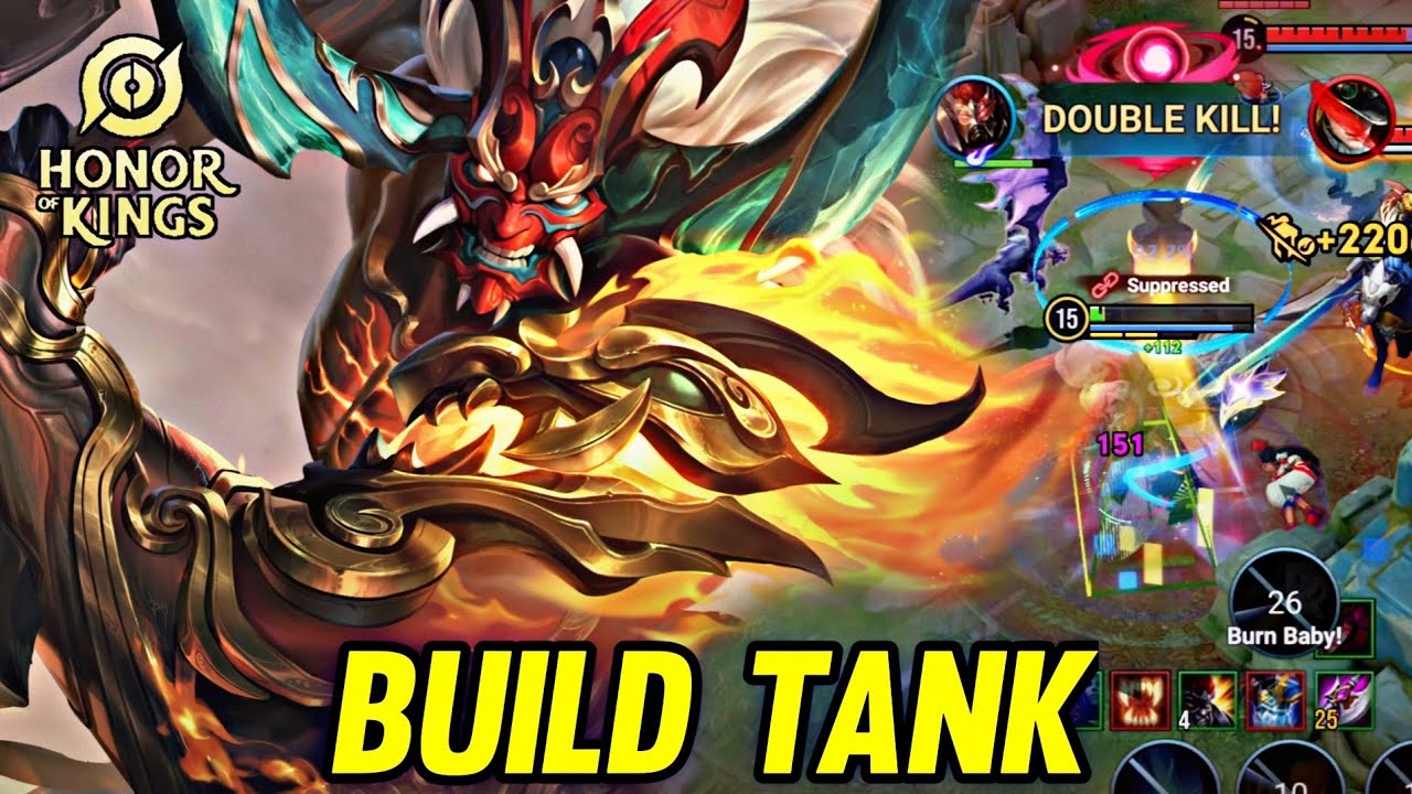 HOK : DIAN WEI GAMEPLAY | BUILD TANK - HONOR OF KINGS