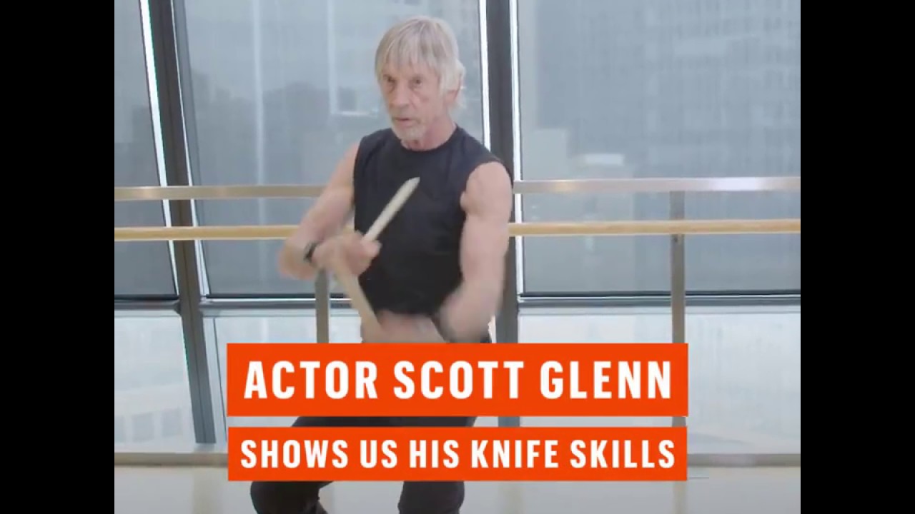 Esquire - Scott Glenn (Stick) Shows off his knife skills for Netflix Daredevil