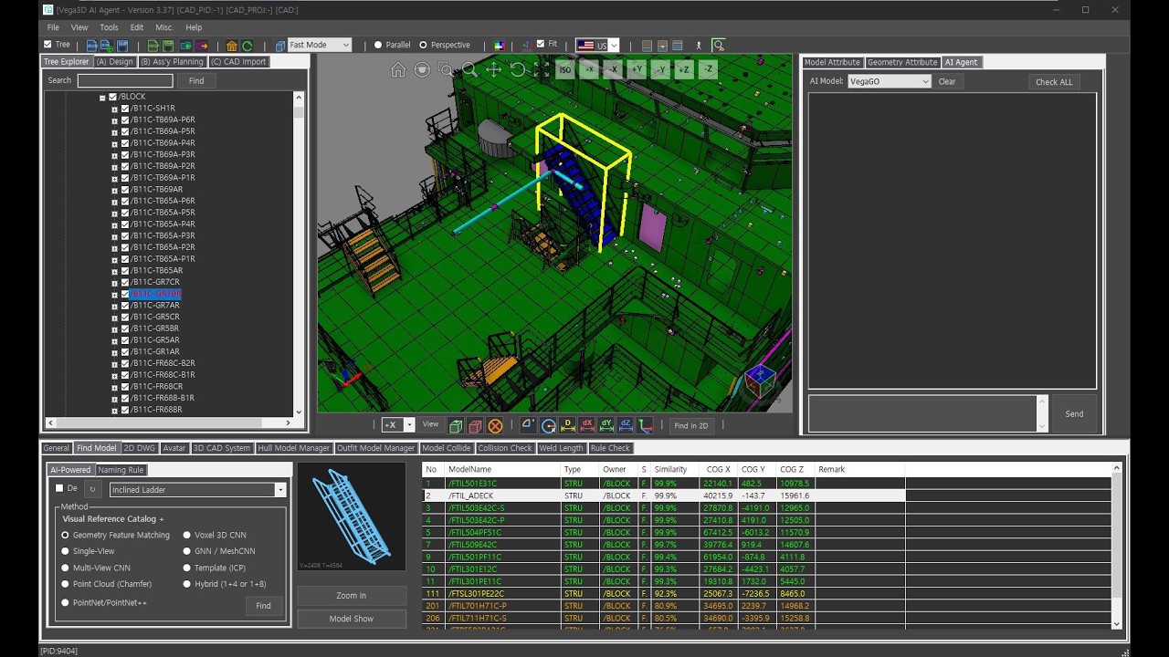 Vega3D (6) AI-Powered Natural Language Based Large Scale Shape 3D Model Search