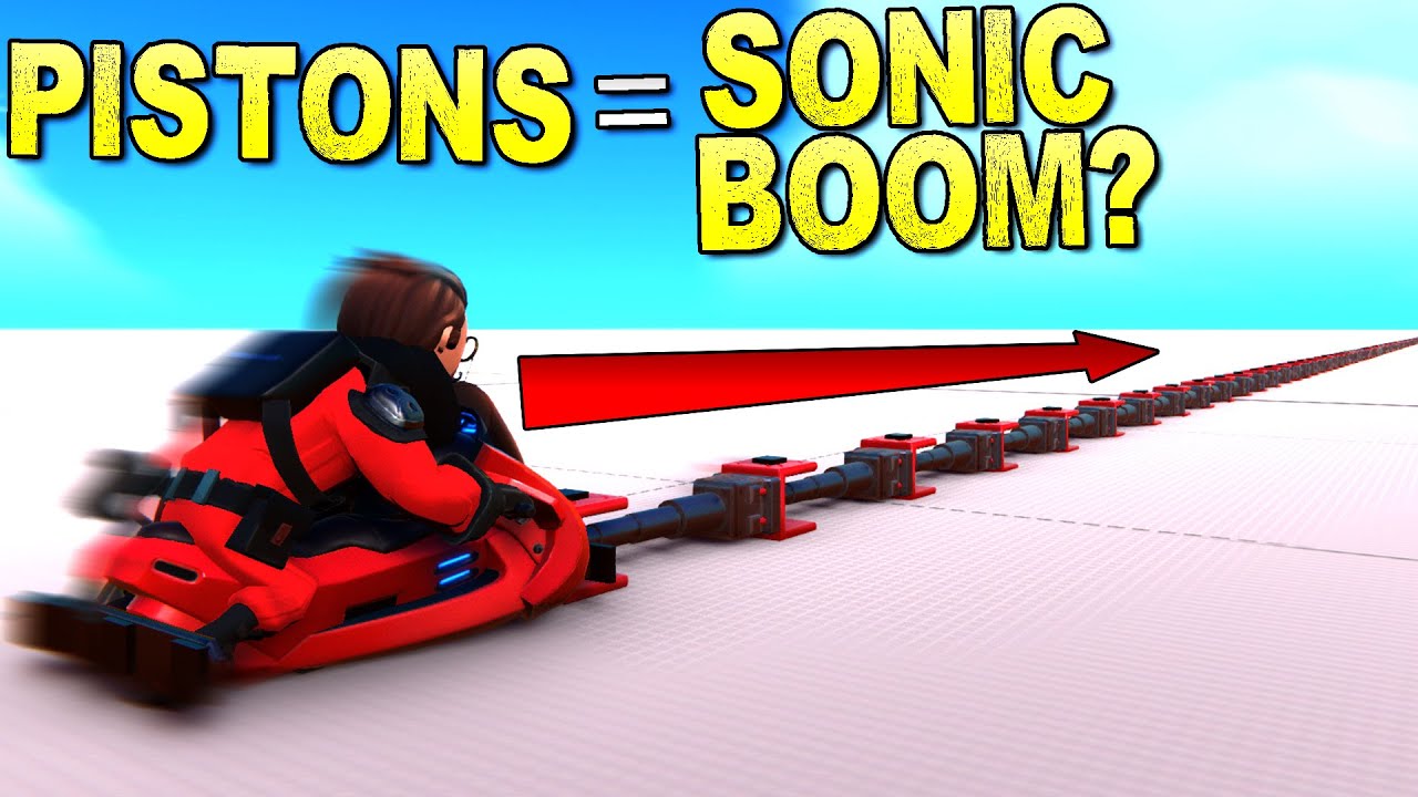 Can You Break The Sound Barrier With Just Pistons? - Trailmakers Gameplay