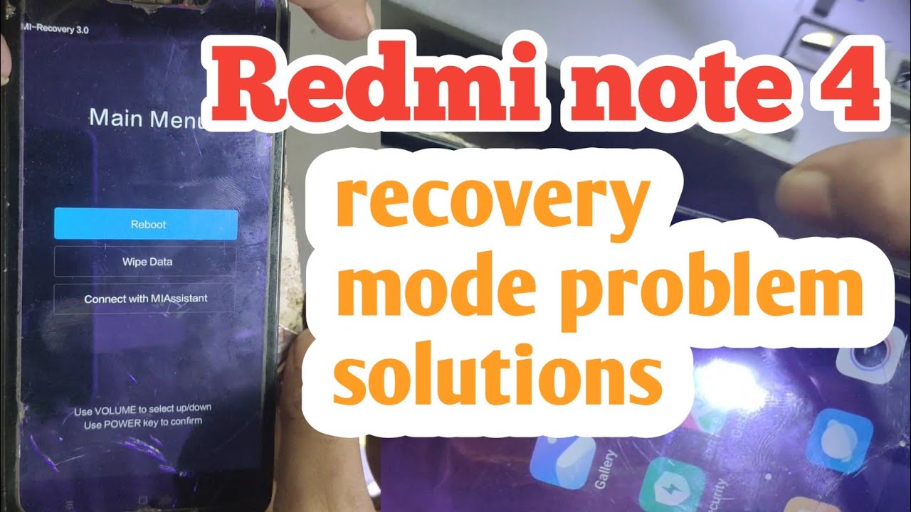 Redmi note 4 recovery mode problem solutions