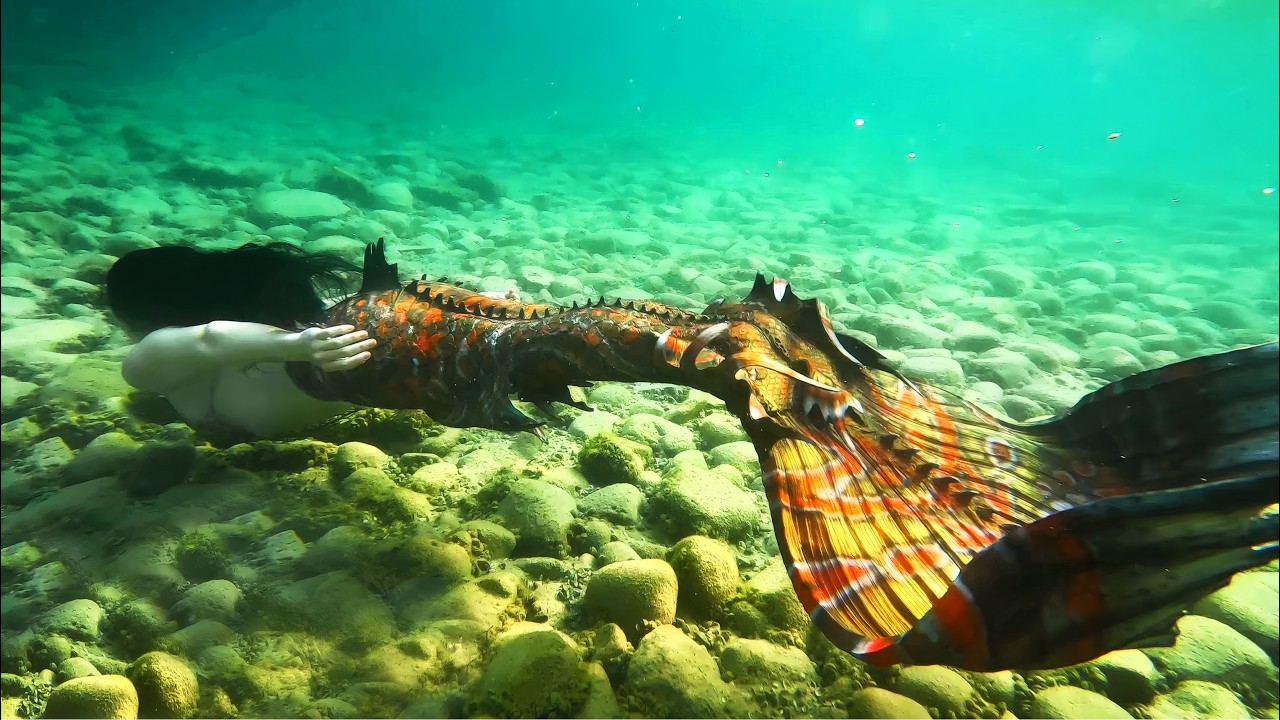 Come explore underwater with a wild mermaid!