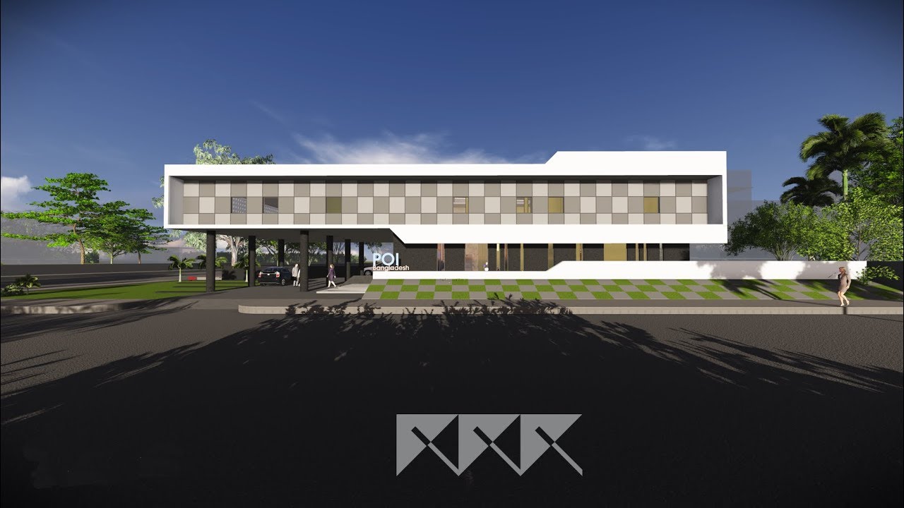 Office building design, POI Bangladesh.