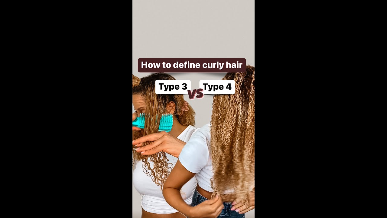 How to define curly hair ✨ type 3 vs type 4 curls
