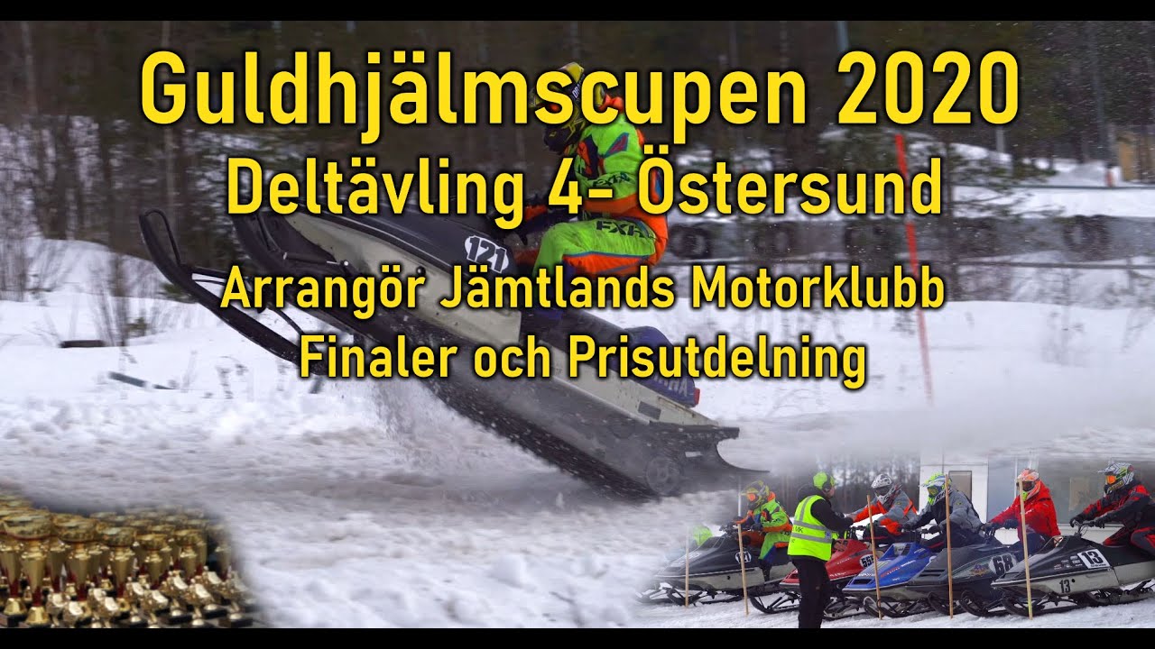 Vintage Snowmobile Race, Guldhjälmscupen 2020, Race 4 Finals and Awards at Lungre Motorstadium