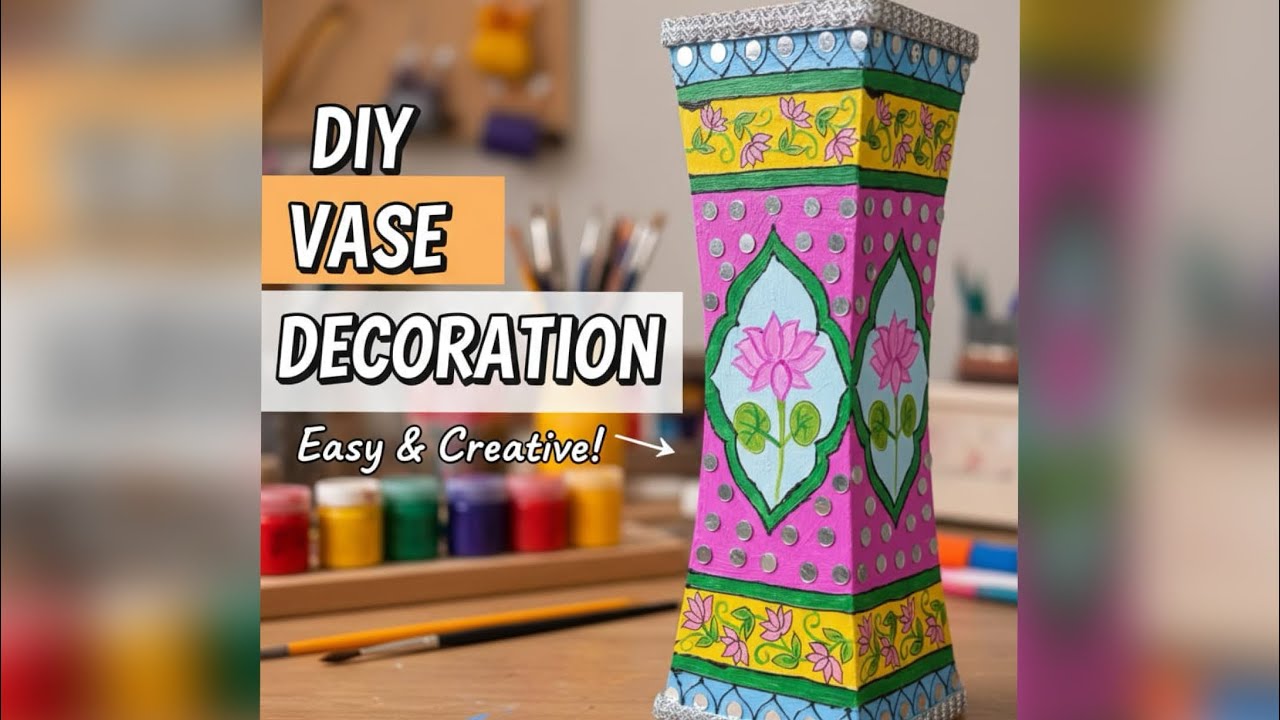 Flower vase decoration craft