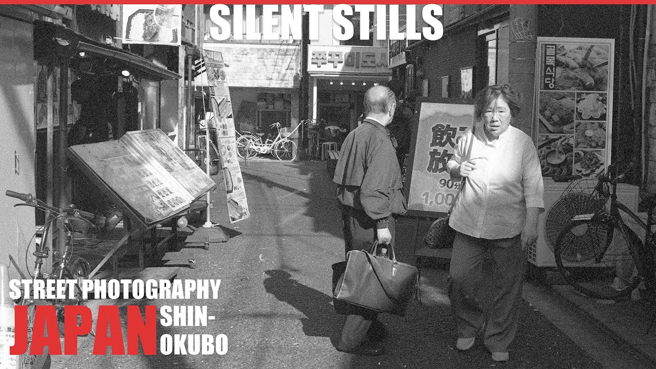 POV Japan Street Photography Shin Okubo Leica MP Pancro Nikon 28Ti Arista EDU Ultra (Silent stills)