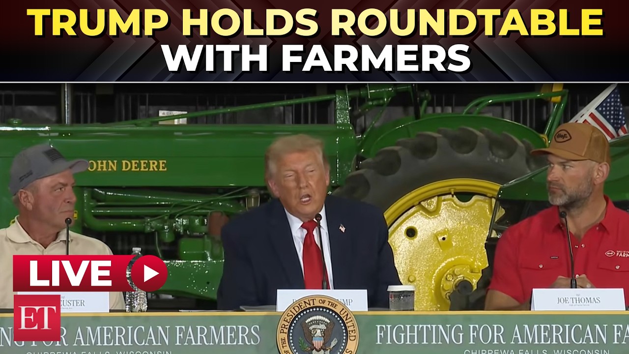 TRUMP LIVE | President meets Wisconsin farmers in high-stakes roundtable