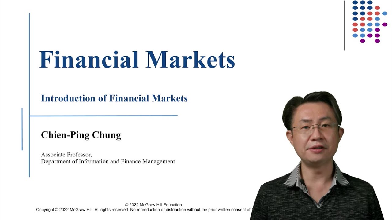 【NTUT ON AIR】Financial Markets | Introduction