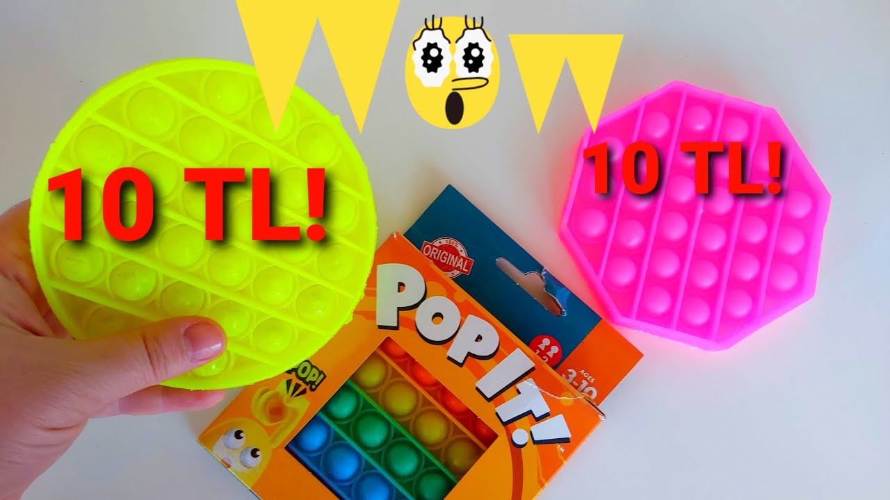 Sahte Pop it Çok Kötü Çıktı Büyük Hayal Kırıklığı Yaşadım 😭 Orijinal Pop it ile karşılaştırdım
